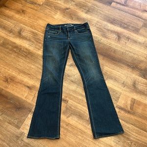 American eagle Artist jean, stretch 8 x long, dark wash, non smoking home